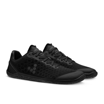 Vivobarefoot Stealth III - Pánské Tenisky Tmavě Černé (EBO870462)